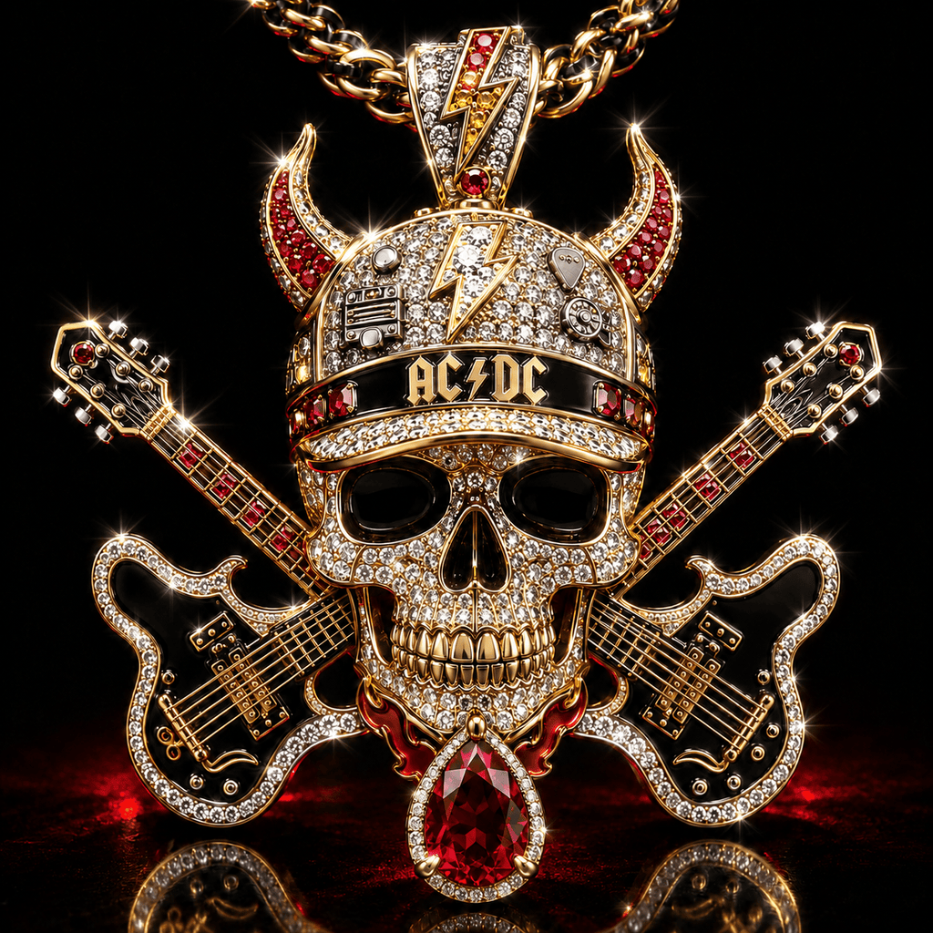 ACD Solid Gold Chain with Diamond Pendant PDL