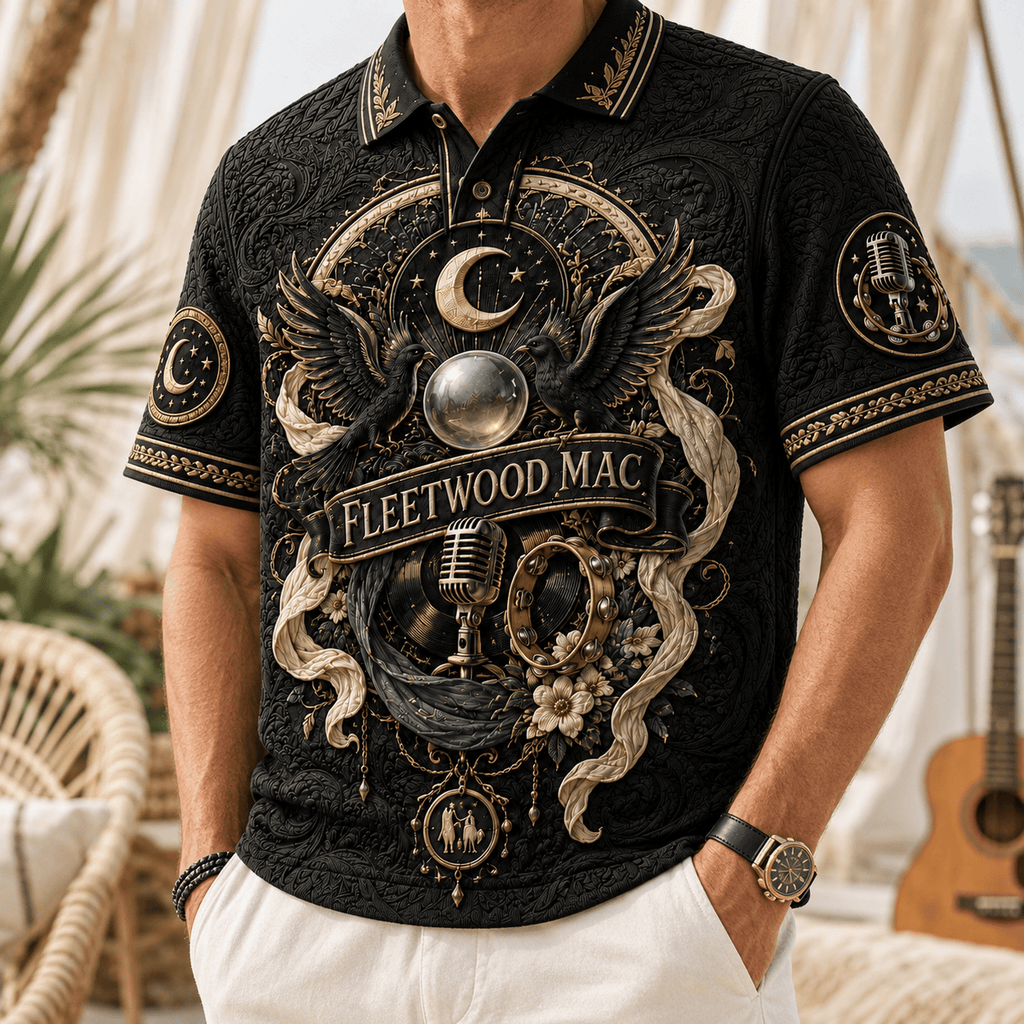 PREMIUM FLM EMBOSS POLO SHIRT HQH