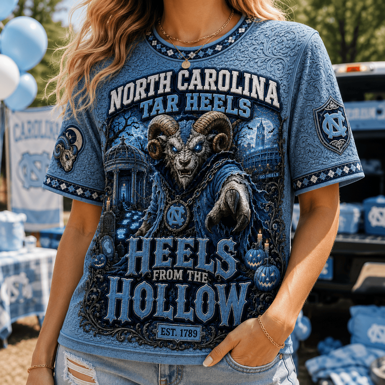 PREMIUM UNC 3D EMBOSS SHIRT TTNL