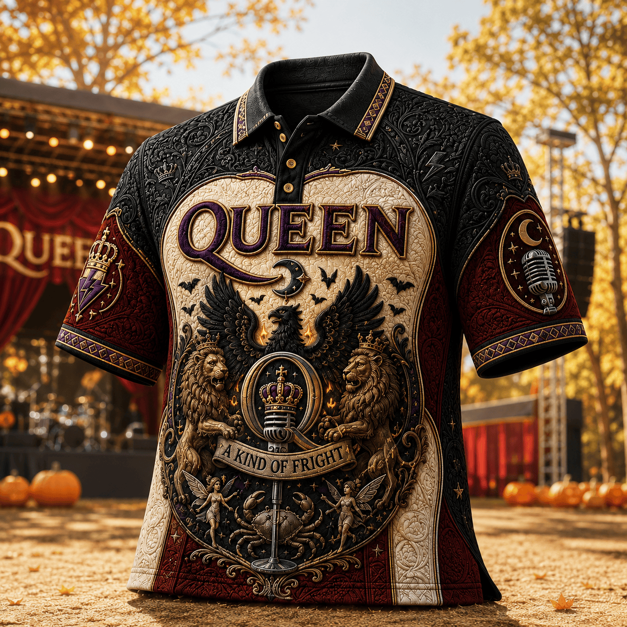 PREMIUM QNN EMBOSS POLO SHIRT HQH