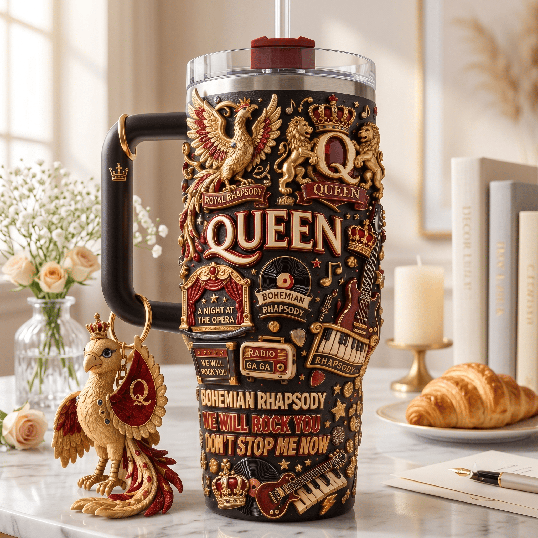QNN 40oz Tumbler With Handle HTTT