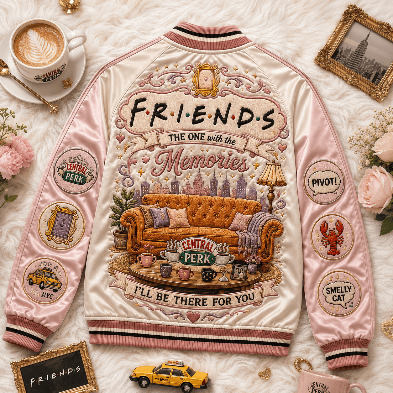 PREMIUM FRS SATIN BASEBALL JACKET NTNA