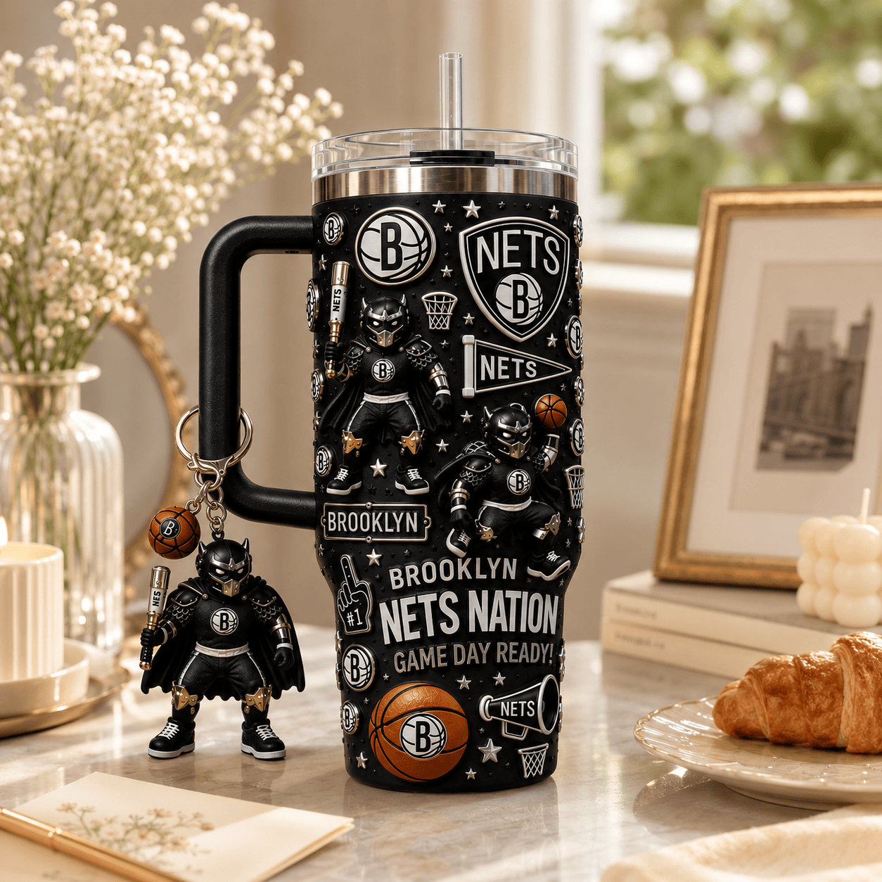 BLNS 40oz Tumbler With Handle DNBN