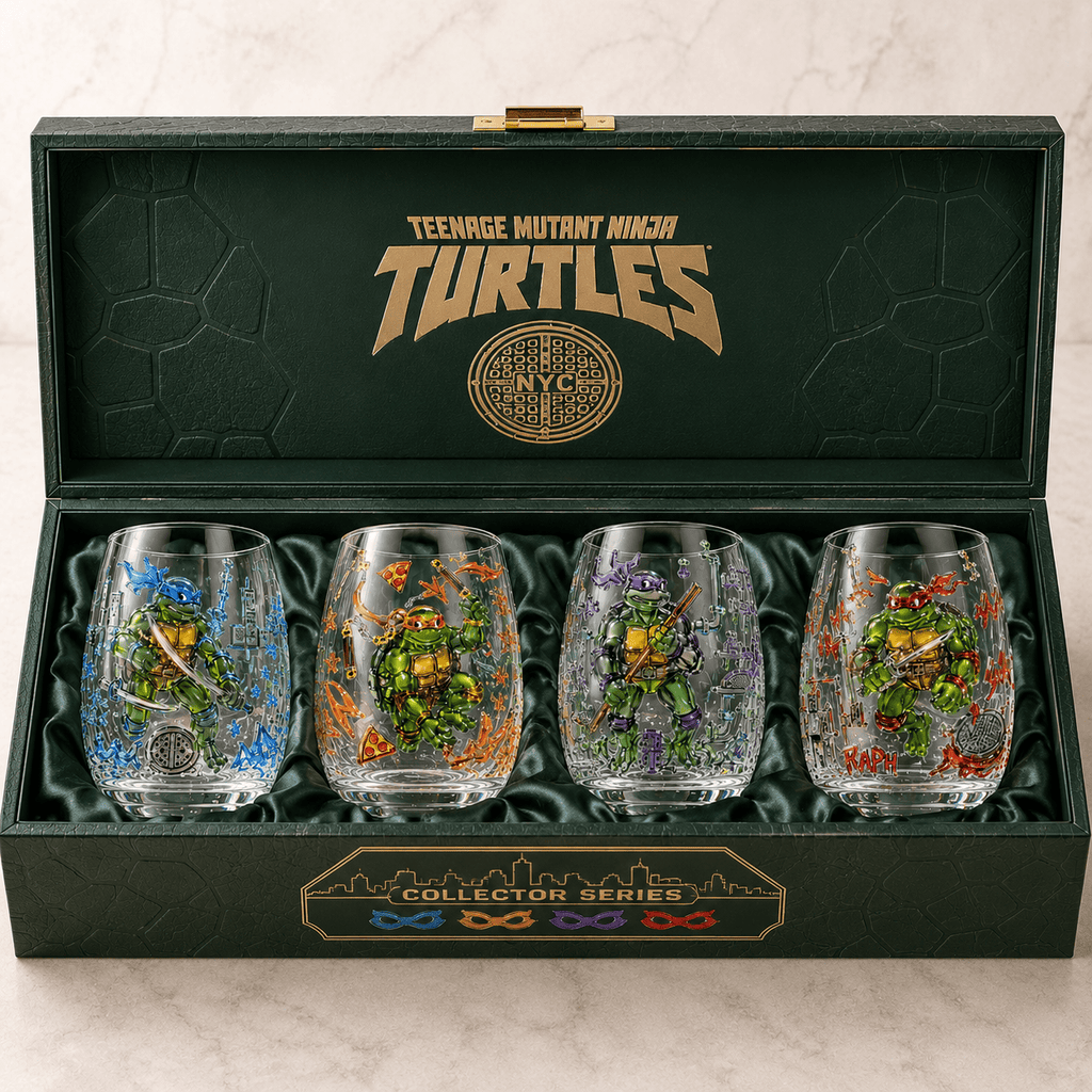 Premium TMNT Whiskey Glass Set BMD