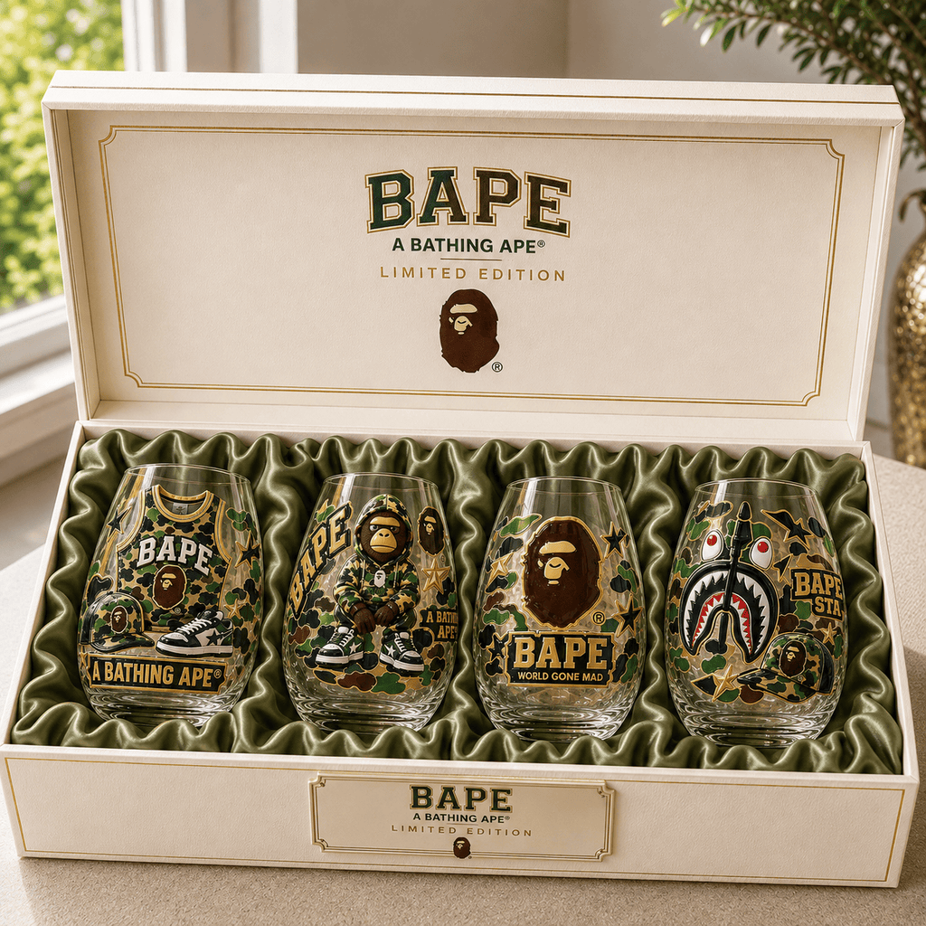 Premium BAPE Wine Glass Cup TTN
