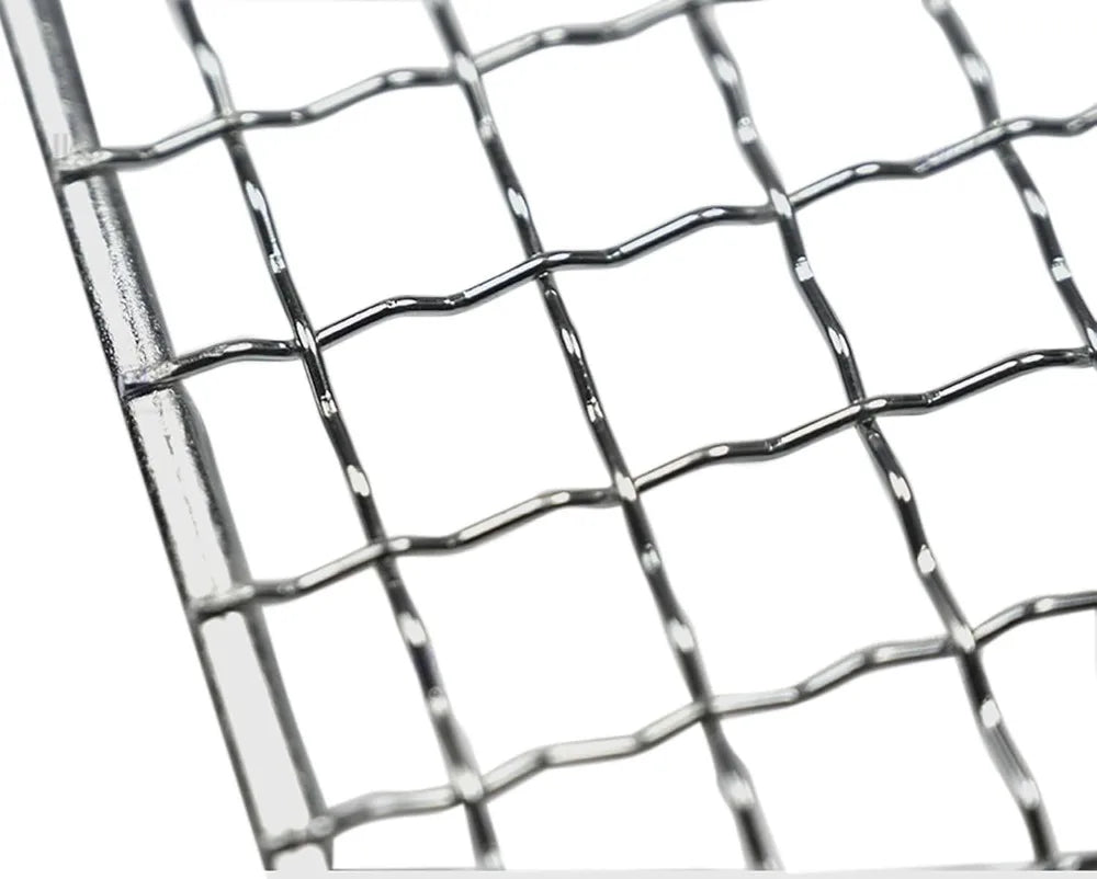 2 Pcs 11.8x7.9 Inch Stainless Steel Grill Racks for Baking, Cooling & BBQ